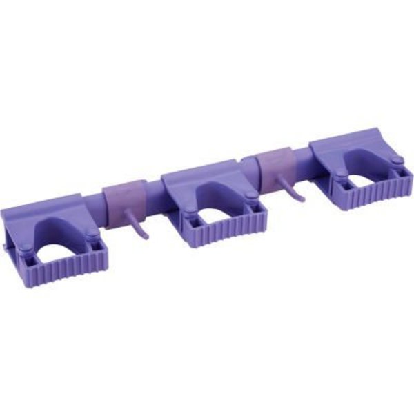 Remco Vikan Hygienic Hi-Flex Wall Bracket System, Purple, Polypropylene/TPE Rubber/Polyamide 10118